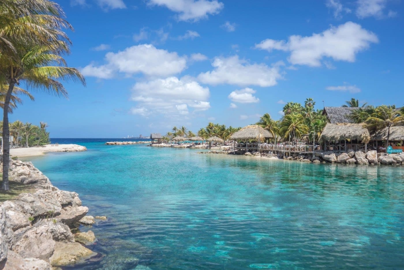 Lagune op Curaçao